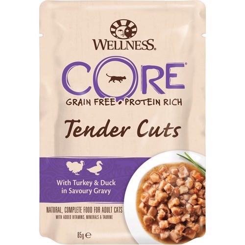 Core Tender Cuts Kalkun & And – 24 x 85g – Fantastisk tilbud!