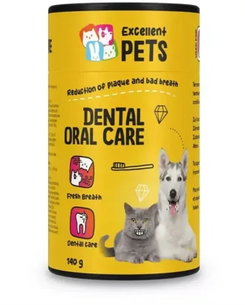 Effektiv tandpleje til hunde og katte - 140g pulver
