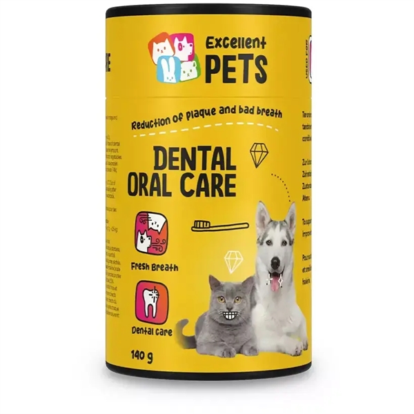 Effektiv tandpleje til hunde og katte - 140g pulver