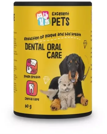 Effektiv Tandpleje Pulver til Hunde og Katte – 60g