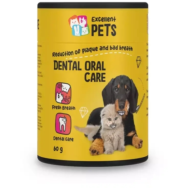 Effektiv Tandpleje Pulver til Hunde og Katte – 60g