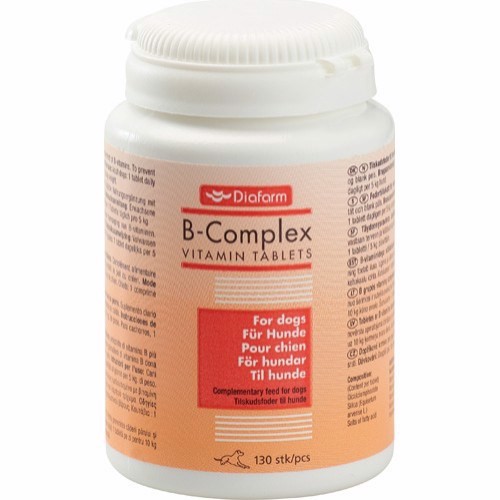 Diafarm B-kompleks Vitaminer til Hunde – 130 Tabletter