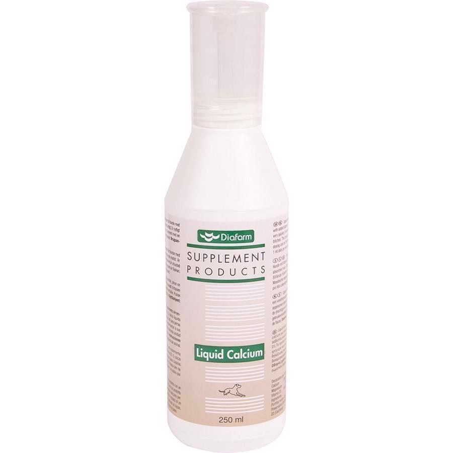 Diafarm Flydende Calcium 250 Ml til Drægtige Tæver