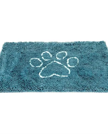 Dirty Dog Dørmåtte – Blå, 60 x 40 cm til hunde
