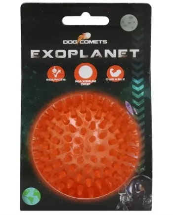 Hundelegetøj: Dog Comet Exoplanet Orange - Sjovt og Holdbart!