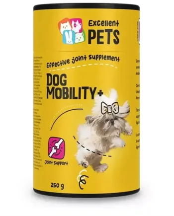Hundemobilitet Pulver 250g – Støtte til Led og Sener