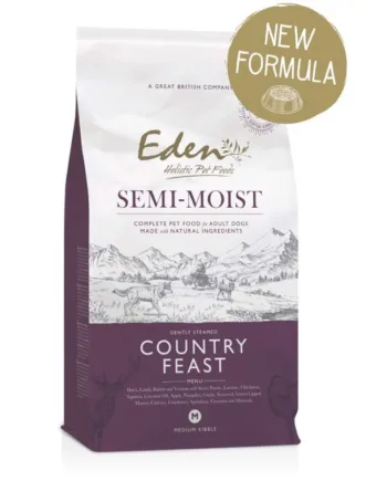 Eden Semi Moist Hundefoder med Lam, And & Kanin 10 kg