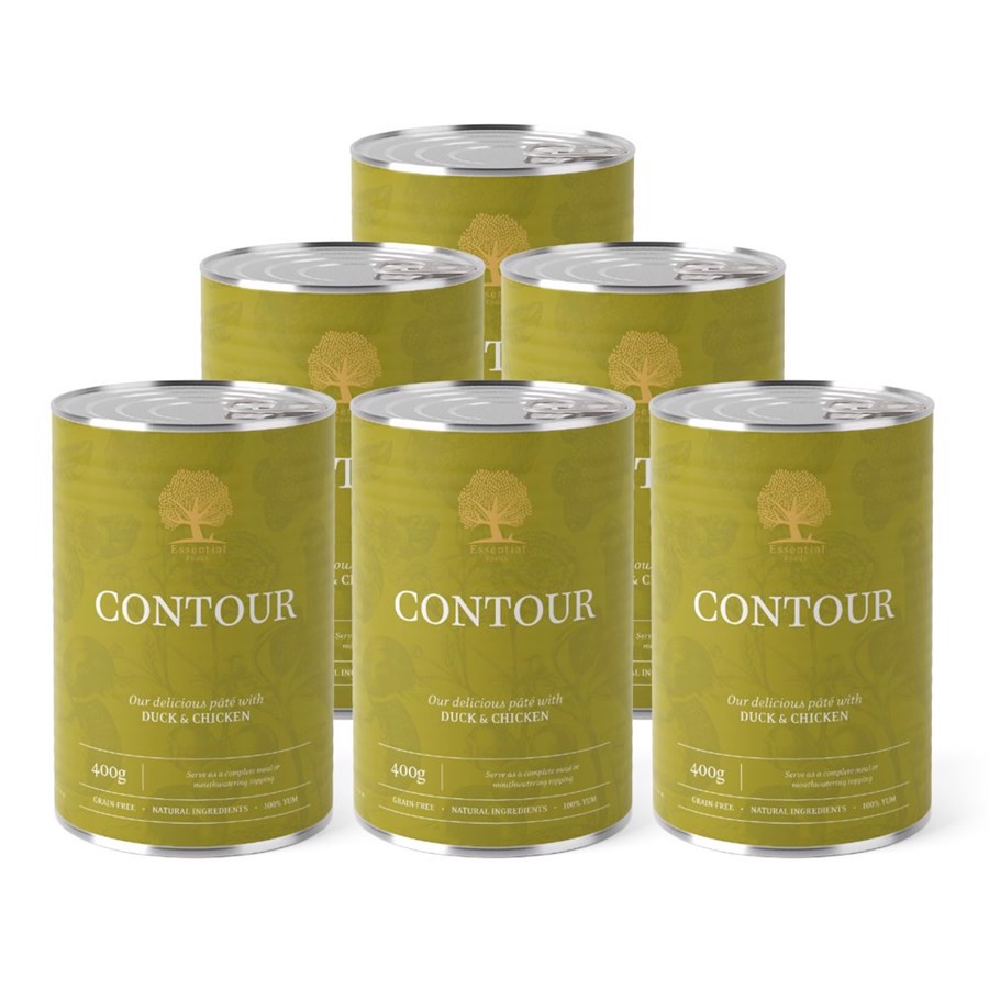 Essential Contour Paté til hunde - 400g på tilbud!