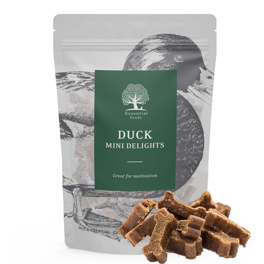 Essential Duck Mini Delights 100 Gr – Lækre hundegodbidder