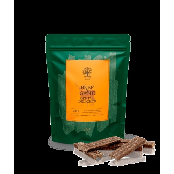Kornfri Tandvenlige Snacks til Hunde – 200g Godbidder