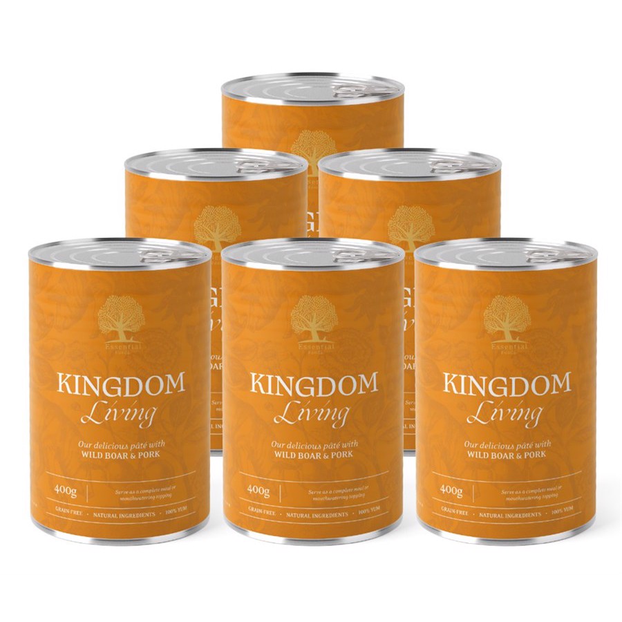 Essential Kingdom Living Paté til hunde – 400g kvalitet