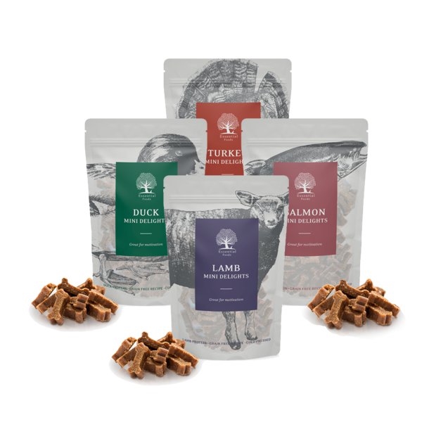 Essentielle Mini Delights – Bestseller Godbidder til Hunde