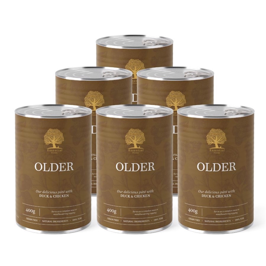 Kornfri Paté til Senior Hunde - Essential Older 400g