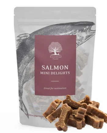 Kornfri Laks Godbidder til Hunde – Sund Snack 100g