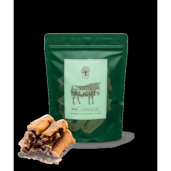 Sunde Tørrede Oksepandelapper til Hunde - 200g Snacktilbud