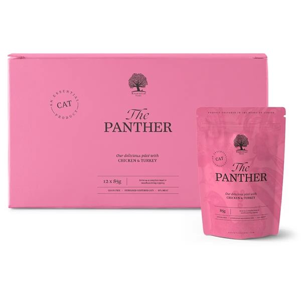 Essential The Panther Paté 12 x 85g til katte – Lækker mad!