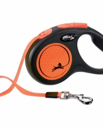 Flexi Neon Hundeline 5m – Sikkerhed og Synlighed til Din Hund