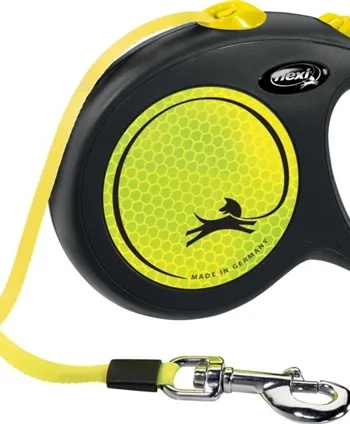 Flexi Neon Line Large – Sikkerhed til hunde i mørket