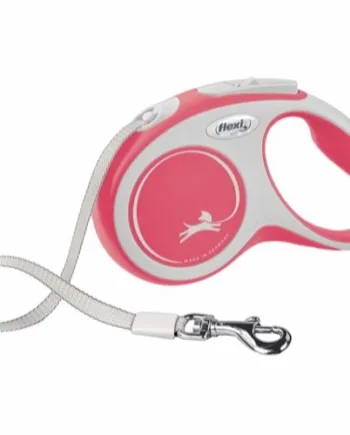 Flexi New Comfort 5m Hundebånd – Rød Kvalitet og Komfort