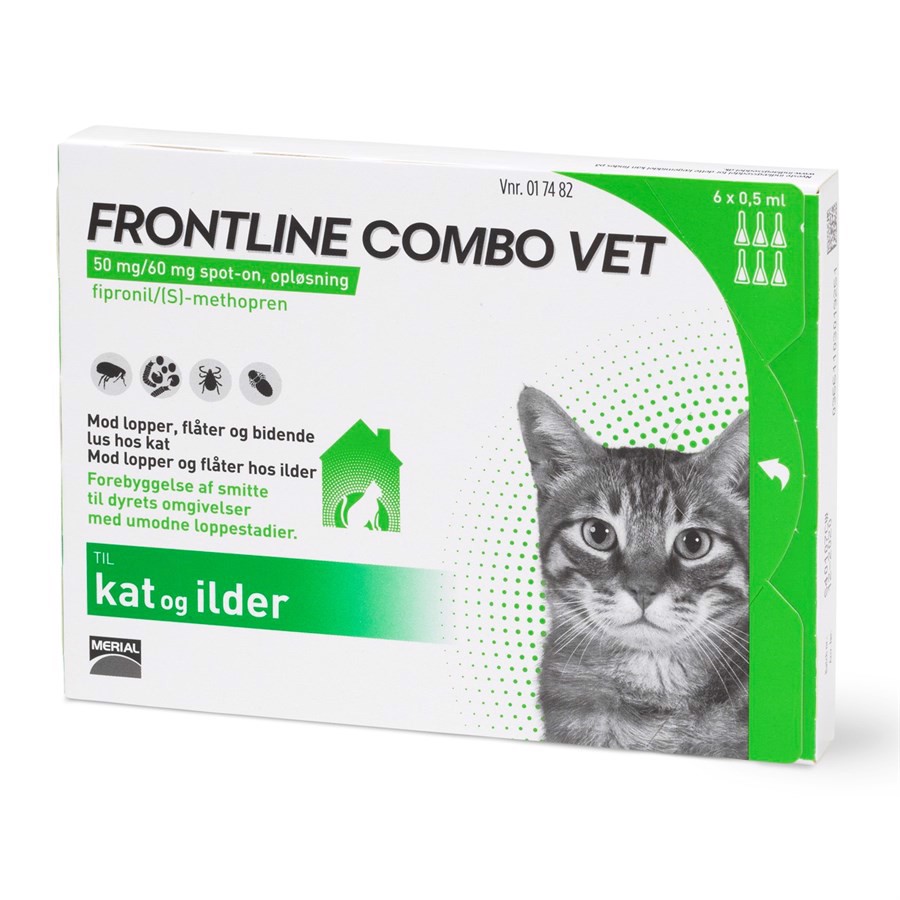 Frontline Combo – Effektiv loppemiddel til katte