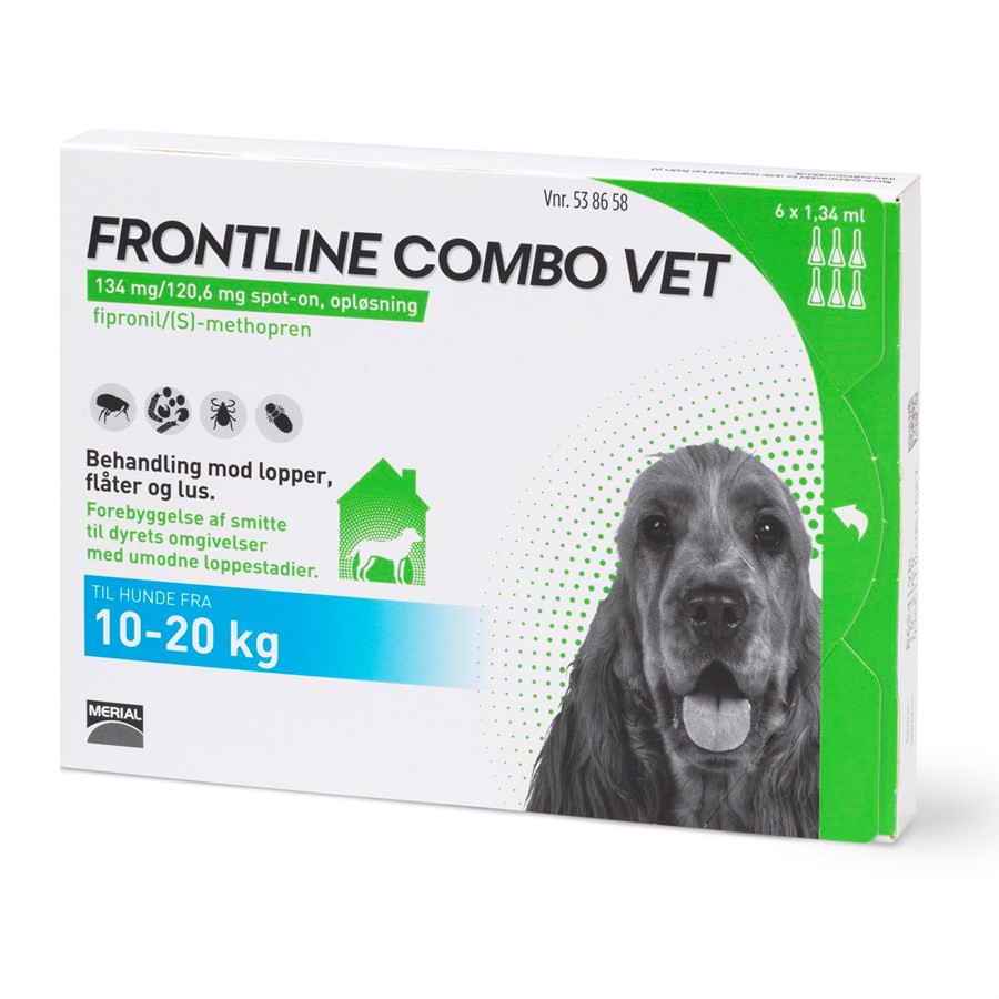 Frontline Combo til Hunde 10-20 kg – Effektiv Beskyttelse!