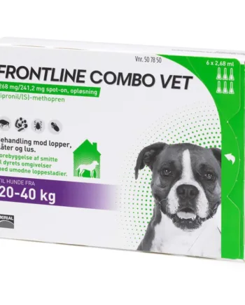 Frontline Combo til Hunde 20-40 kg – Effektiv Loppebeskyttelse