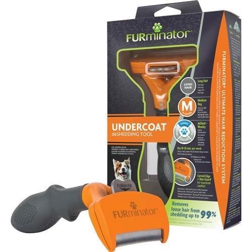 Furminator Deshedding Værktøj til Langhårede Hunde - Black Friday!