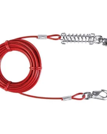 Rød 5 Meter Gårdkæde til Hunde - Sikkerhed og Frihed!