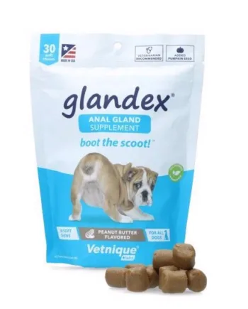 Glandex Soft Chew til sunde analkirtler - 30 tygger