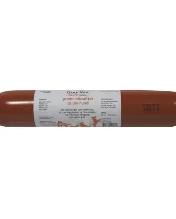 Gourmix Fjerkræpølse 800g – Allergivenligt Hundefoder