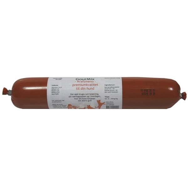 Gourmix Fjerkræpølse 800g – Allergivenligt Hundefoder
