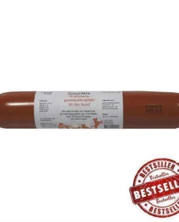 Gourmix Fjerkræpølse 800g – Ideel til hundetræning!