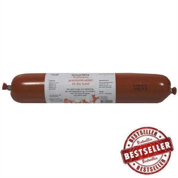 Gourmix Fjerkræpølse 800g – Ideel til hundetræning!