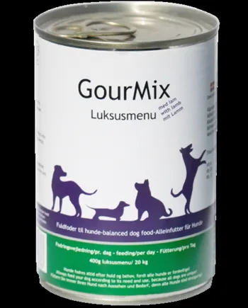 Gourmix Luksus Dåsemad med Lam til Hund - 400g Kvalitet