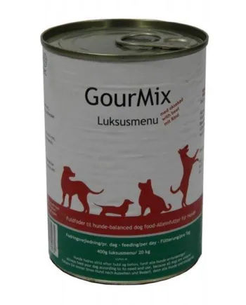 Gourmix Allergivenligt Hundefoder med Oksekød - Luksusmenu