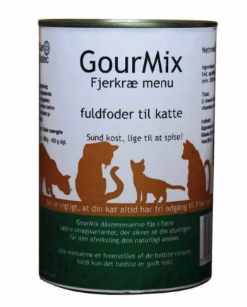 Gourmix Luksuskattemad med Fjerkræ – 400g Tilbud!