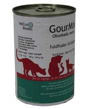 Gourmix Luksus Kattefoder med Oksekød 400g – Fantastisk Tilbud!