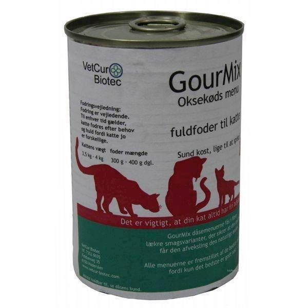 Gourmix Luksus Kattefoder med Oksekød 400g – Fantastisk Tilbud!