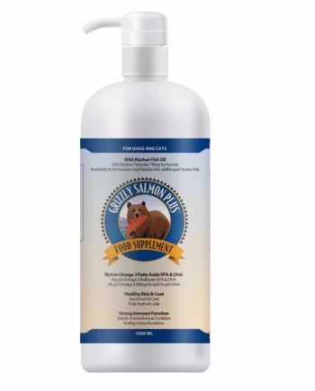 Grizzly Vildlaksolie Plus 500 Ml – Pleje til hundepels