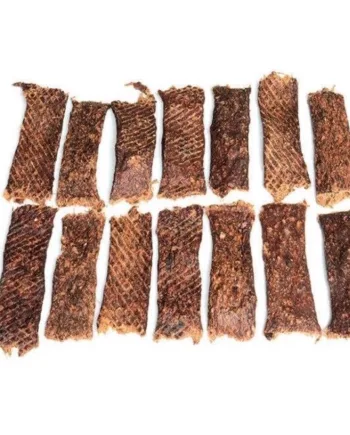 Ovnbagte Hestekødstrips 200g – Sund Hundesnack Tilbud