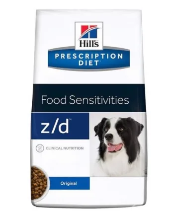 Hills Z/D Hundefoder til Følsomme Hunde 10 kg - Allergivenligt Foder