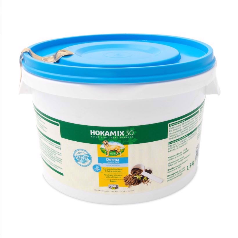 Hokamix Derma Forte Pulver til sund hundepels og hud