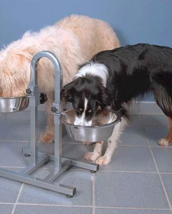 Justerbar Hundebar med Skåle – Fantastisk Black Friday Tilbud!