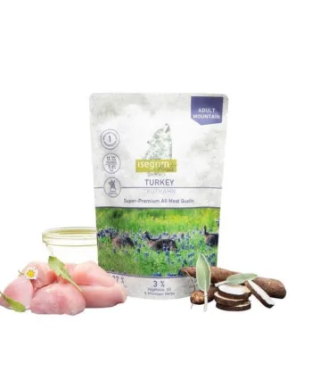 Isegrim Vådfoder til hund med kalkun 410g - Fantastisk tilbud!