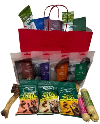 Julegavepose med Naturlige Hundesnacks - Perfekt Forkælelse!