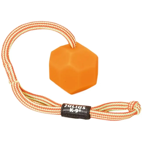 K9 Silikone Bold – Orange til Hundetræning og Leg