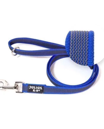 K9 Super-grip Hundeline med Håndtag – Blå 5 Meter Tilbud!