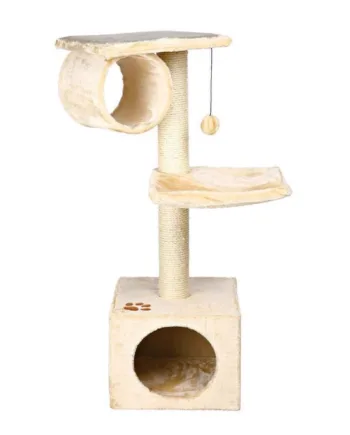Kradsetræ til katte San Fernando – Beige 106 cm på tilbud!