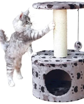 Kradsetræ til katte – Toledo 61 cm i grå/sort tilbud!