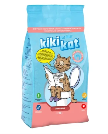 Kiki Kat Premium Kattegrus med Babypudder - Luksus til Katte!